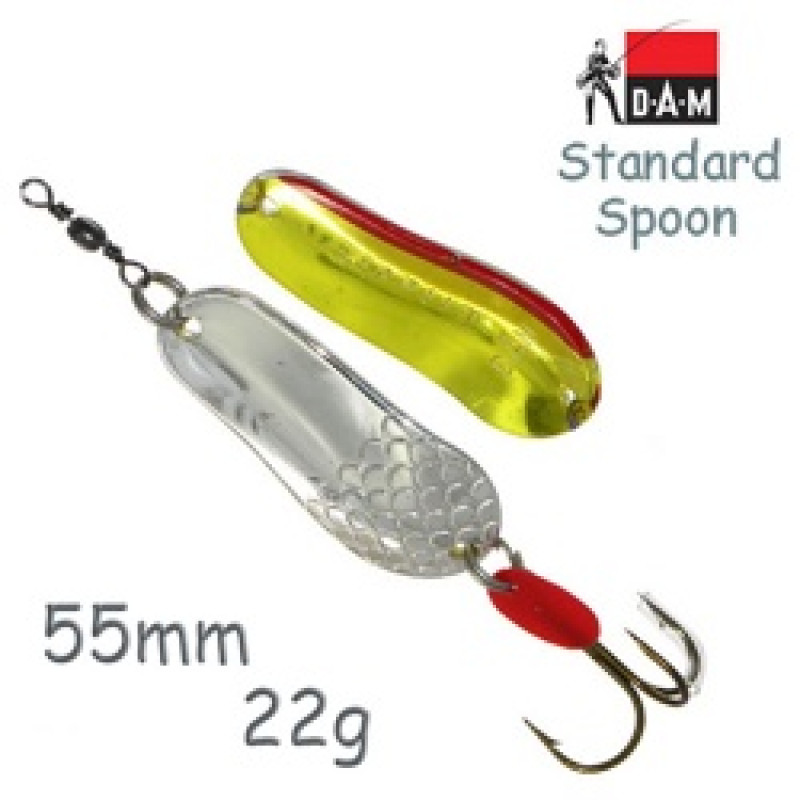 Блесна DAM FZ Standart Spoon 5.5cm 22g S Silver/Gold Блесна DAM FZ Standart Spoon 5.5cm 22g S Silver/Gold